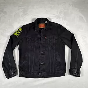 Chaqueta de camionero vintage Levis para hombre tipo 3 talla M negra Frankenstein años 70 80 - Imagen 1 de 10