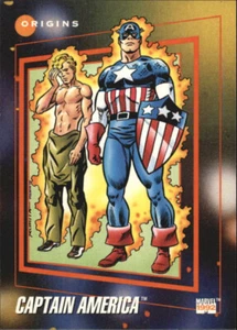 1992 Impel Marvel Universe III Trading Card #166 Captain America - Bild 1 von 2