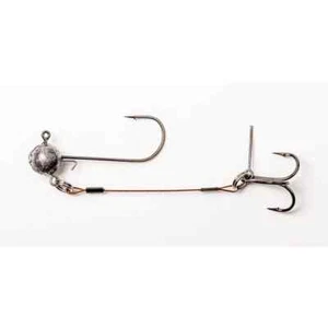 2x (Doppelpack) Jighead w wire stinger 6cm 15kg 10g 5/0 von Fladen - - Bild 1 von 1