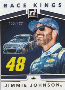 2018 Donruss Racing Nascar Gold Foil Parallel Jimmie Johnson Race Kings 24 /499 - Picture 1 of 1
