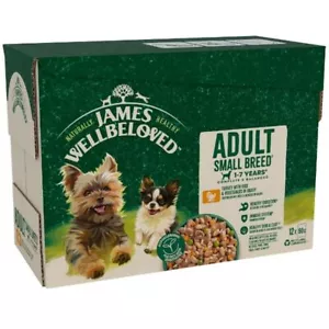 James Wellbeloved Small Dog Adult Turkey in Gravy Pouch 12 x 90g - Picture 1 of 1
