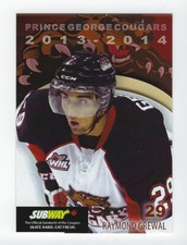 2013-14 Prince George Cougars (WHL) Raymond Grewal