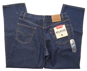 Levi's 901 36x30 Relaxed Fit gamba dritta anni 90 Y2K larga nuova con etichetta 43901-7210 - Foto 1 di 15