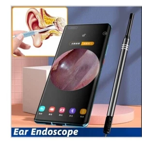 Otoscope, Ear Endoscope + Ear Wax Removal Tool. Waterproof Camera W/ 6 Led Lit - Picture 1 of 11