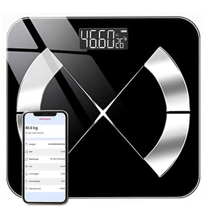 Körperwaage Digitalwaage Personenwaage Bluetooth App Körperanalyse BMI Bis 180kg - Bild 1 von 19