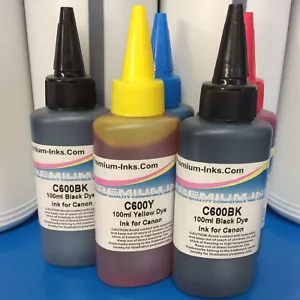 5*100ml Refill Printer Ink Canon Pixma MP 540 550 560 620 630 640 980 Non OEM - Picture 1 of 1