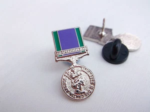 GSM GENERAL SERVICE MEDAL AIR OPERATIONS IRAQ HM ARMED FORCES LAPEL PIN BADGE - Picture 1 of 1
