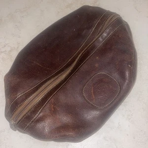 Bolsa de viaje vintage Ghurka No.101 de cuero Dopp Kit artículos de tocador - Imagen 1 de 11