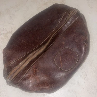 Bolsa de viaje vintage Ghurka No.101 de cuero Dopp Kit artículos de tocador Foto 1 de 4