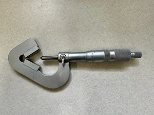 Mitutoyo 114-202 V-Anvil Micrometer, .093-1" Range, .0001" Graduation - Picture 1 of 4