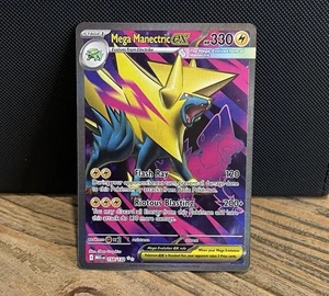 Mega Manectric EX 158/132 ENGLISH Ultra Rare Mega Evolution Pokémon TCG NM - Picture 1 of 3