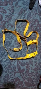 Vintage Yellow Rubber Restraint Harness –Adjustable Straps & Fastenings - Picture 1 of 1