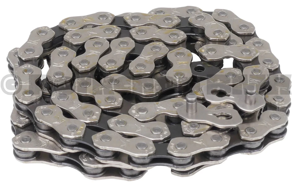 Cadena de bicicleta BMX Kool KMC K1 ESTRECHA (anteriormente K810) 1/2" X 3/32" 112L NÍQUEL Foto 1 de 1