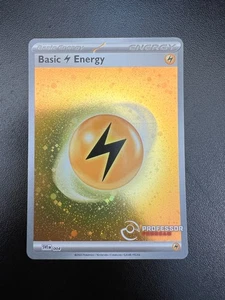 Pokemon Basic Lightning Energy SVE 004 Professor Program 2023 Cosmos Holofoil NM - Picture 1 of 10