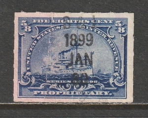 Scott # RB23, Used, F-VF, ⅝¢ Battleship, Seabury & Johnson, New York, NY - Picture 1 of 2