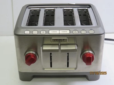 Wolf Gourmet Toaster - 4-Slice - Stainless Steel (WGTR154S-C) USED - Image 1 of 4