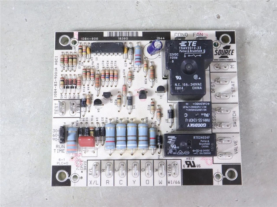 Coleman 1084-900 Heat Pump Defrost Circuit Board SOURCE 1 18390 - Image 1 of 4