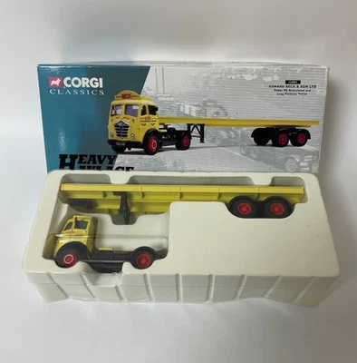 Corgi Heavy Haulage 1/50 12801 Foden FG Articulated & Long Trailer DieCast Model - Image 1 of 4