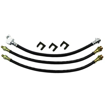 Kit de mangueira flexível freio a tambor traseiro disco dianteiro Ford Mustang 1965-66 - Imagem 1 de 4