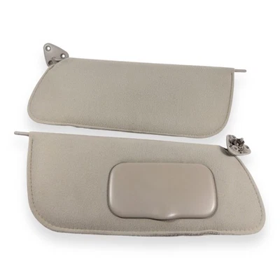 Dodge Dakota 1997-1998 conjunto de pares de parasoles laterales para conductor y pasajero beige Foto 1 de 4