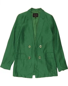 MASSIMO DUTTI Womens Blazer Jacket EU 34 XS Green Acetate DH10 - Picture 1 of 3