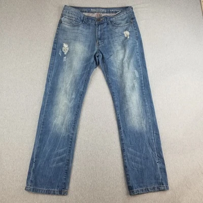 Ring of Fire Jeans Men's Sz 32x30 VTG Slim Straight Med Wash Normcore 100%Cotton - Image 1 of 4