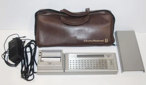 Stampante computer portatile vintage Panasonic HHC RL-H1400, custodia Liberty National - Foto 1 di 23