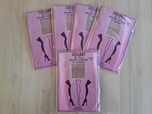 LOT DE 5 COLLANTS 15 DEN TAILLE 2 MARQUE TIERCE COULEUR JASMIN - Picture 1 of 3