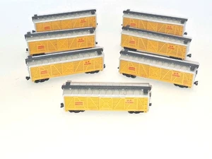 Lifelike N Scale Union Pacific Stock Cars x 7. Excellent, Used Cond. No Box - Picture 1 of 11