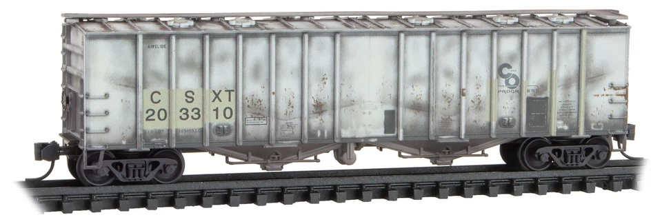 Micro-Trains MTL N-Scale Airslide Covered Hopper CSX Family Tree/C&O #203310 - Image 1 of 1
