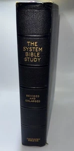 The System Bible Study 1947 Genuine Leather Revised Enlarged Edition Black - Bild 1 von 7