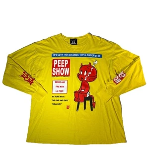 Lil Peep X Alien Body Gr. XL Peep Show gelb Langarmshirt - Bild 1 von 14