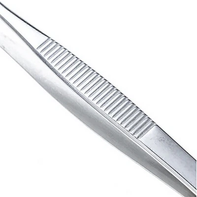 Universal Long Aquarium Live Tank Curved Plant Stainless Steel Long Tweezers - Image 1 of 4