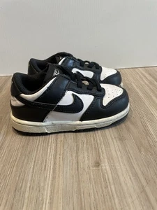 Nike Dunk Low “Panda” Sneakers – Toddler Size 7 (Black/White) - Picture 1 of 6