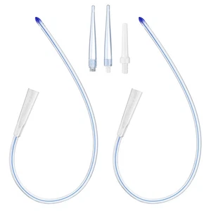 2Pcs 16 Inch Soft Silicone Enema Colon Tube Tip Kit Fit into Enema Tubing for... - Picture 1 of 8