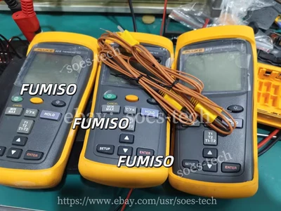 1PCS Fluke 52-2 (52-II) Dual Input Digital Thermocouple Thermometer #jo - Image 1 of 4