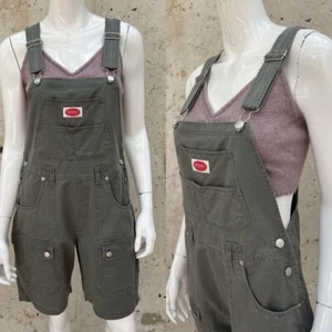 Revolt Women's Vintage Shortalls Short Overalls NEW Waist: 30" - Picture 1 of 4