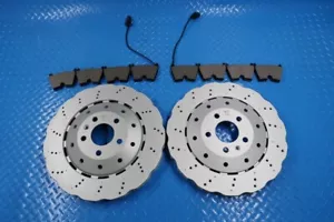 TopEuro Replacement front brake pads & rotors for Audi Rs5 #12237 - Foto 1 di 12