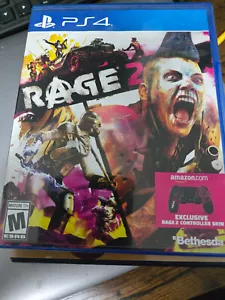 Rage 2 Playstation 4 w/ Exclusive Amazon Controller Skin - Picture 1 of 1