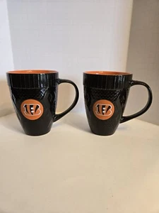 2-NFL Cincinnati Bengals Football Ceramic Coffee Mugs Drink Cups 16oz Never Used - Picture 1 of 6