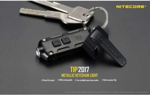 Nitecore Tip 360 Lumens Light USB Rechargeable Keychain Flashlight,Black - Picture 1 of 6