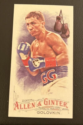 GENNADY GOLOVKIN 2016 Topps Allen and Ginter MINI Parallel Card #119 Boxer GGG - Image 1 of 2