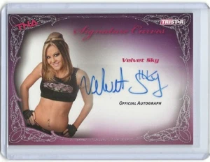 2009 Tristar TNA Signature Curves Velvet Sky autograph auto card #KA15 WWE #2 - Picture 1 of 2