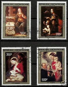 CHRISTMAS 1983, P.P.RUBENS & DA VINCI PAINTINGS, VERY NICE SET OF 4!!! - Picture 1 of 1
