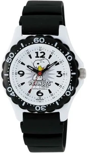 [Citizen Q & Q] Watch Analog Snoopy Waterproof Urethane Belt AA96-0016 Whit - Picture 1 of 3