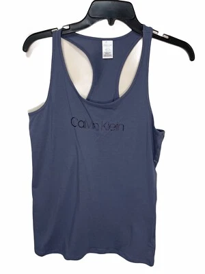 Calvin Klein pizarra azul espalda deportiva ropa de dormir pijama top talla pequeña nuevo sin etiquetas Foto 1 de 3