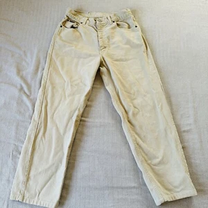 Vintage Calvin Klein Jeans Mens 31 Beige Denim Made in USA Baggy - Picture 1 of 11