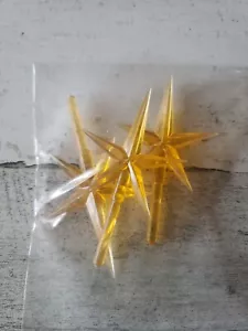 set of 3 small yellow/orange stars for Ceramic Christmas Tree - Picture 1 of 4