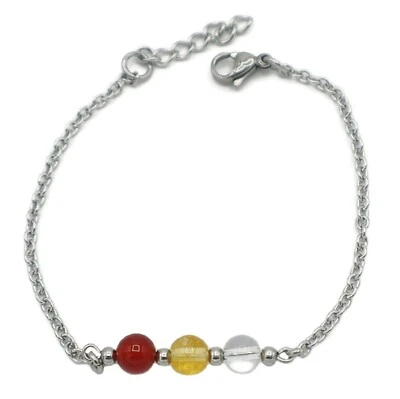 Pulsera Energía Positiva, Pulsera Tobillo Buenas Vibraciones, Joyería Protección Foto 1 de 3