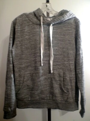 Sudadera con Capucha Pullover Gris Talla Mediana Doublju Mujer Polar Foto 1 de 4